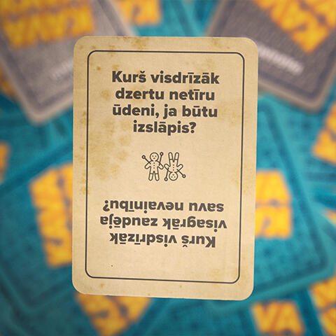 Ballīšu spēles Kava3 papildspēles kārts paranoja